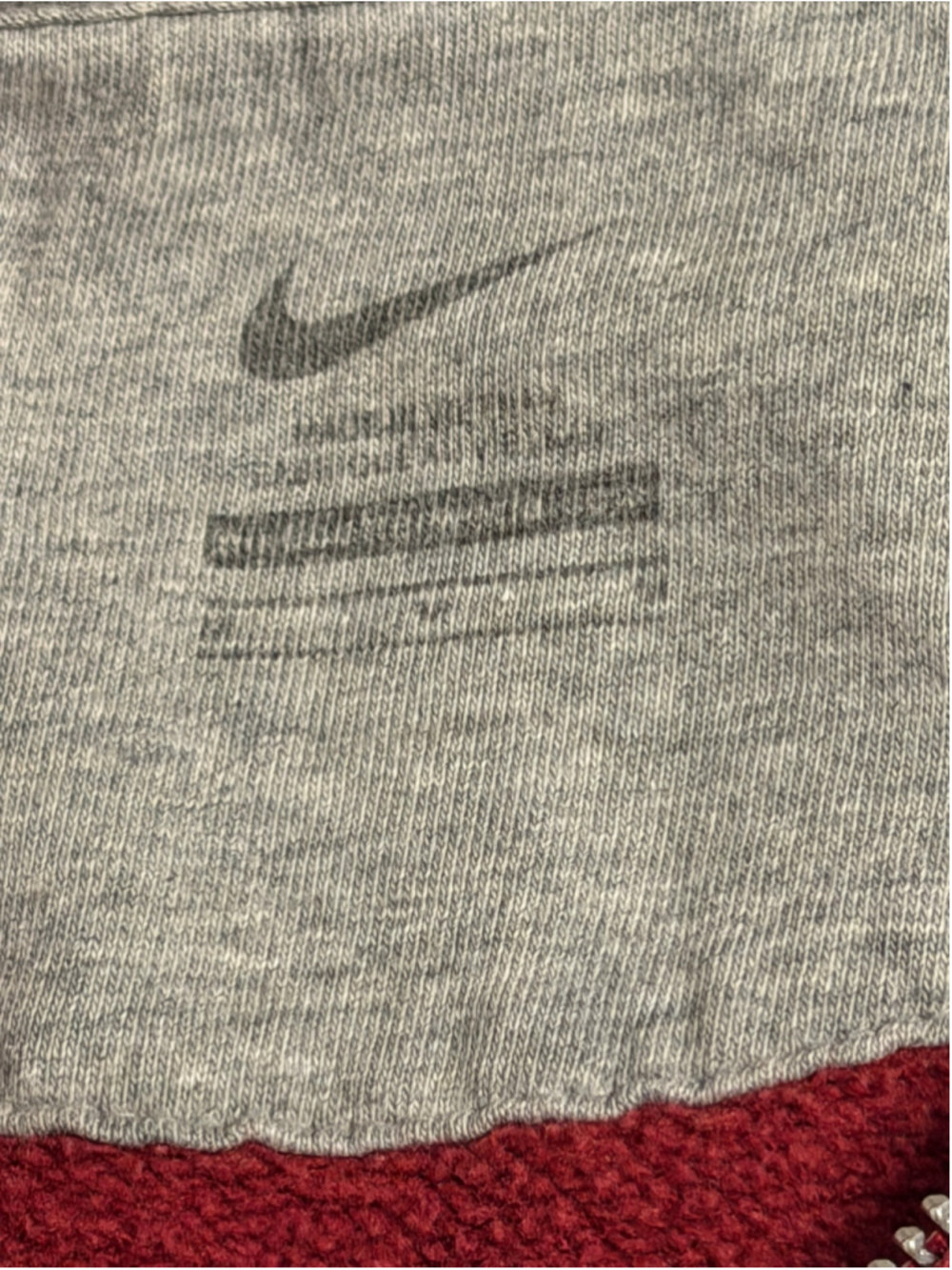 Women's Nike Florida State Full Zip Hoodie Red Beige Size M - Picture 5 of 10